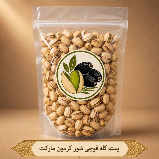 پسته کله قوچی شور کرمون مارکت