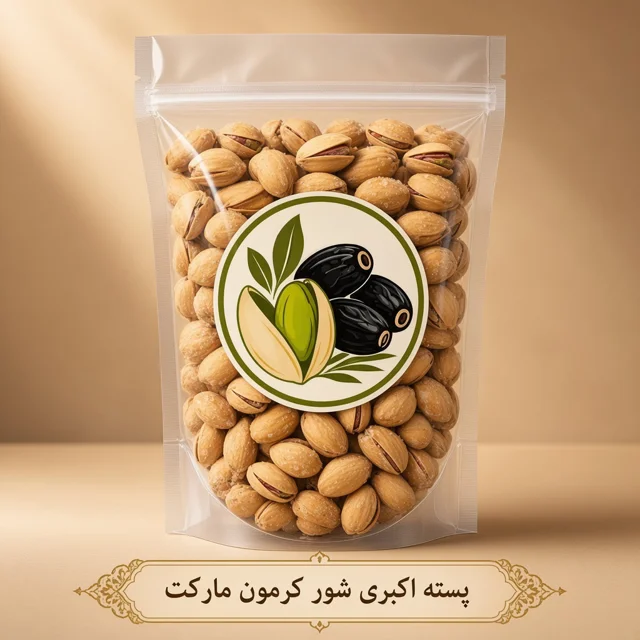 پسته اکبری شور کرمون مارکت